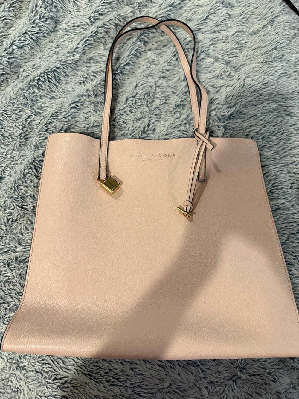 Marc Jacobs Blush Leather Tote with Gold Hardware